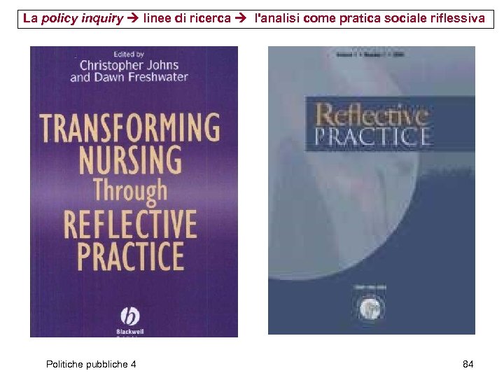 La policy inquiry linee di ricerca l'analisi come pratica sociale riflessiva Politiche pubbliche 4