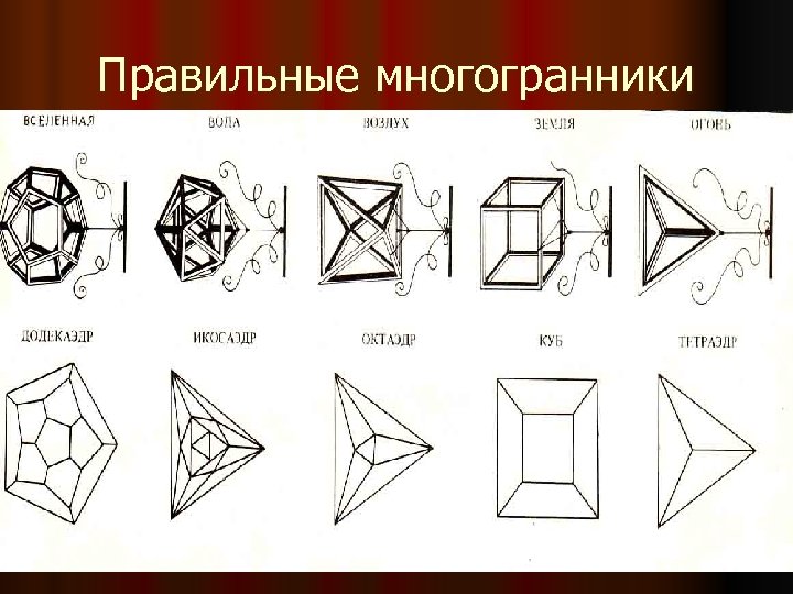 Правильные многогранники 