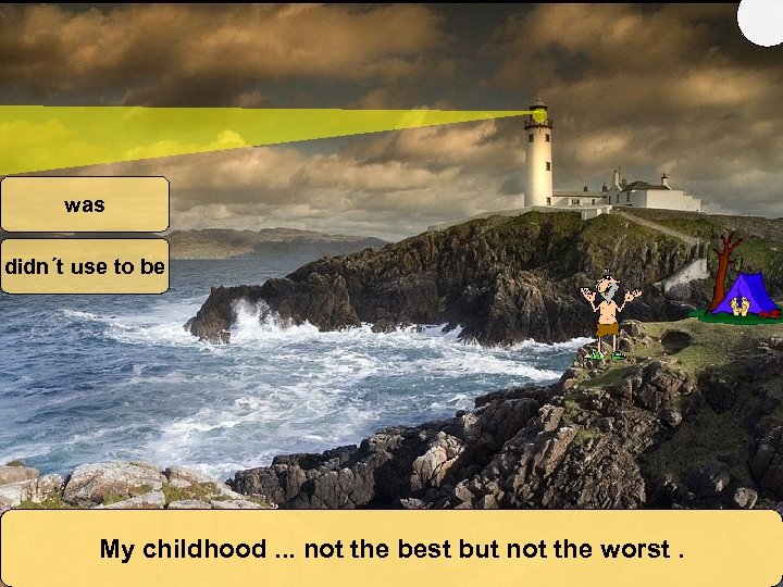 was didn´t use to be My childhood. . . not the best but not