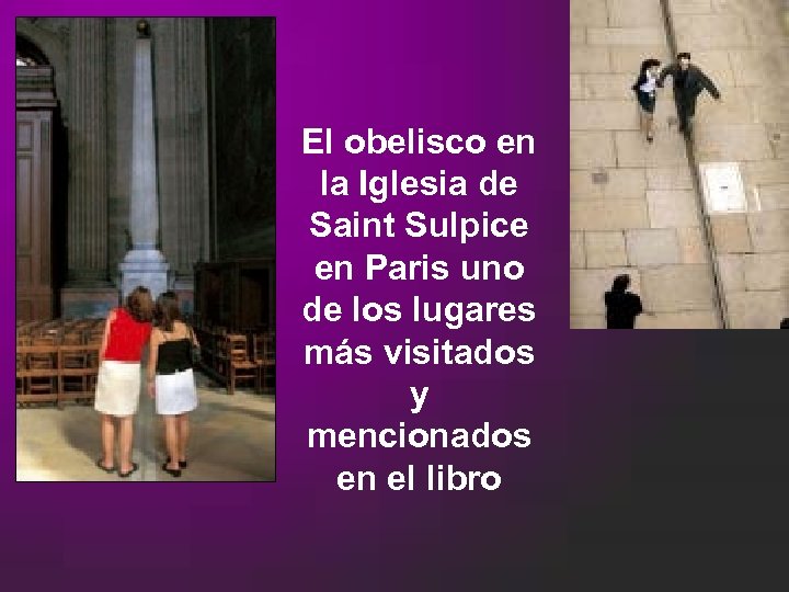 El obelisco en la Iglesia de Saint Sulpice en Paris uno de los lugares