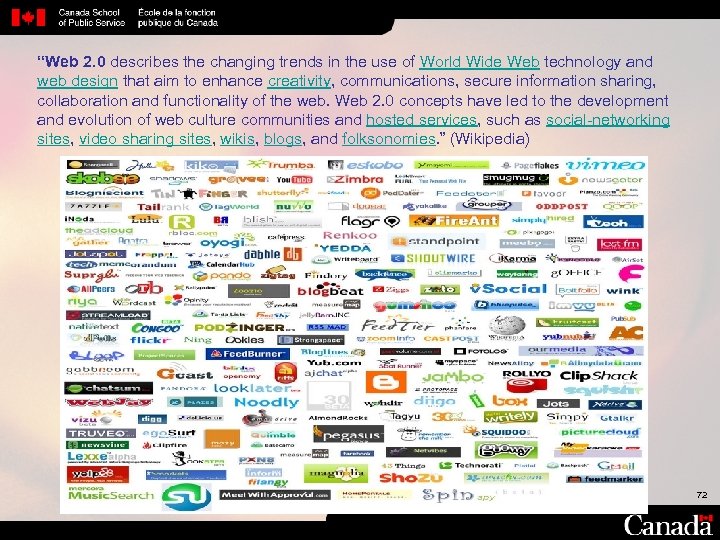 “Web 2. 0 describes the changing trends in the use of World Wide Web