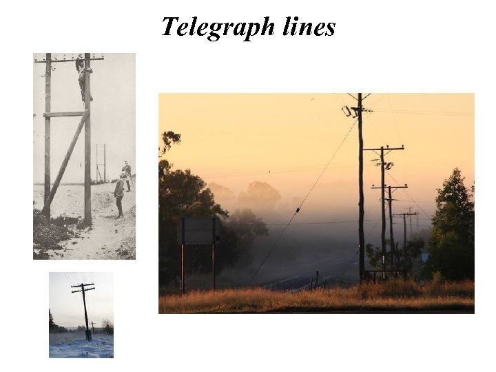 Telegraph lines 