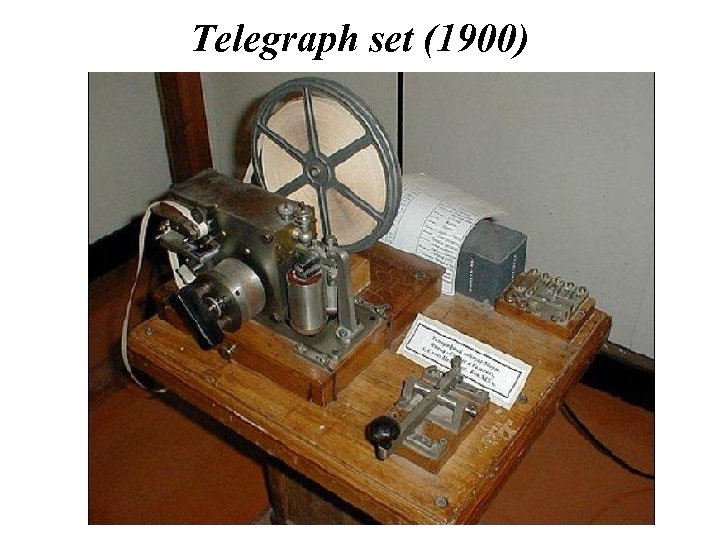 Telegraph set (1900) 