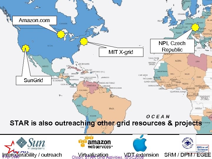 Amazon. com MIT X-grid Sun. Grid NPI, Czech Republic STAR is also outreaching other