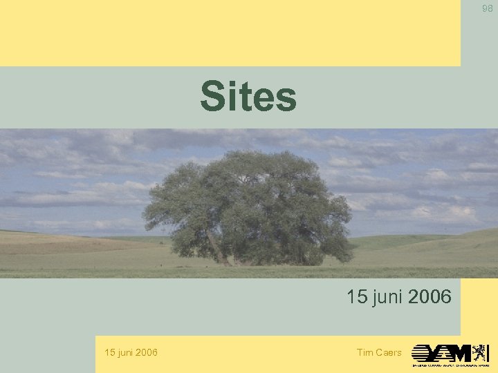 98 Sites 15 juni 2006 Tim Caers 