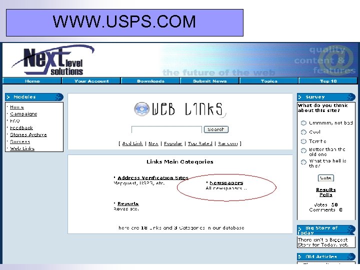 WWW. USPS. COM 