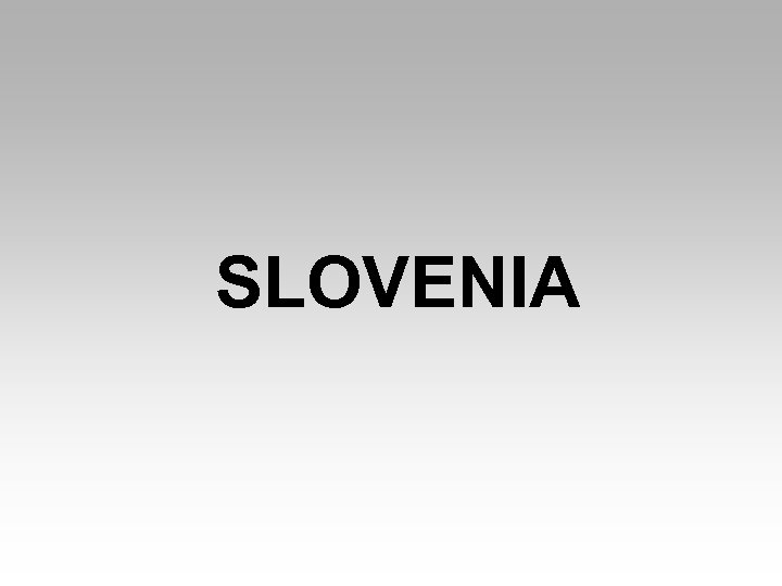 SLOVENIA 