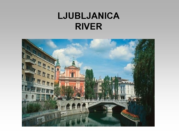 LJUBLJANICA RIVER 