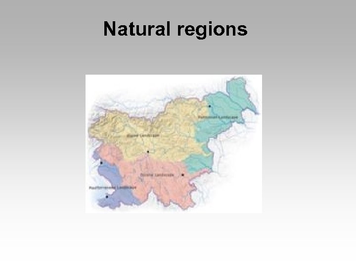 Natural regions 