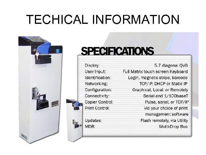 TECHICAL INFORMATION 