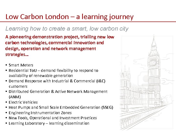 Low Carbon London – a learning journey Learning how to create a smart, low