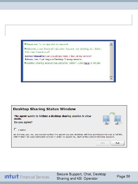 Secure Support, Chat, Desktop Sharing and KB: Operator Page 56 