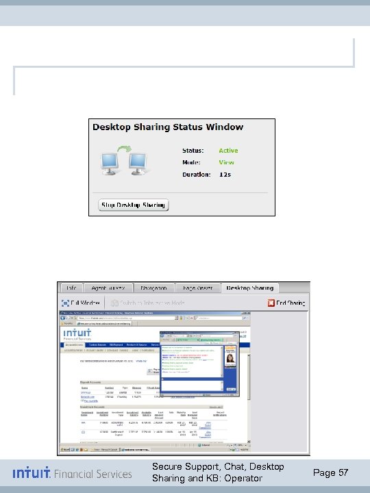 Secure Support, Chat, Desktop Sharing and KB: Operator Page 57 