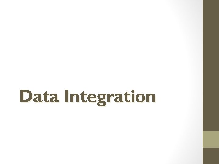Data Integration 