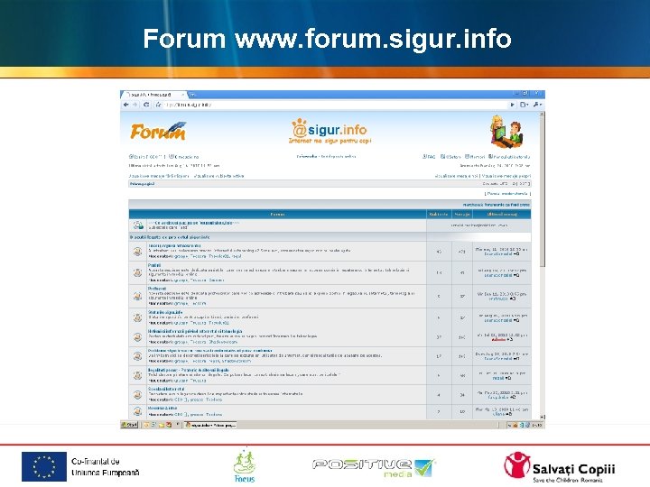 Forum www. forum. sigur. info 