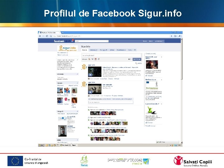 Profilul de Facebook Sigur. info 