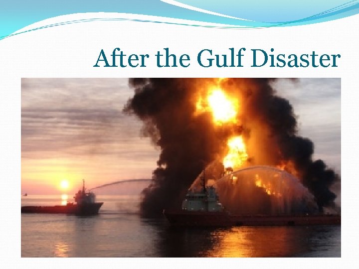 After the Gulf Disaster 