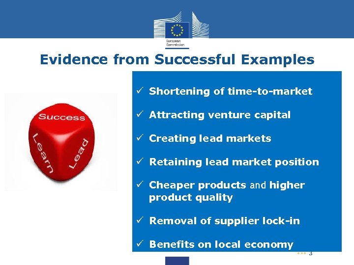 Evidence from Successful Examples ü Shortening of time-to-market ü Attracting venture capital ü Creating