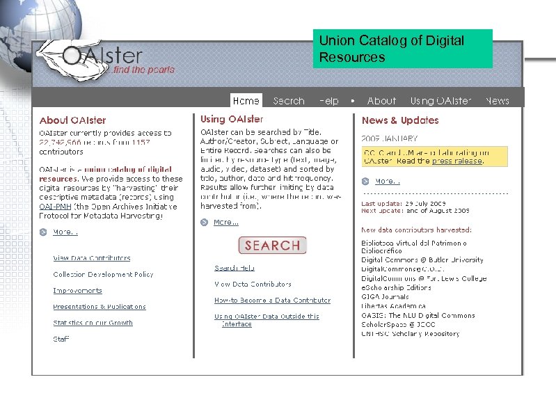 Union Catalog of Digital Resources 