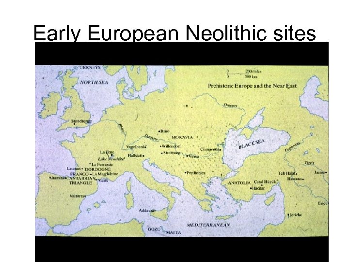 Early European Neolithic sites 