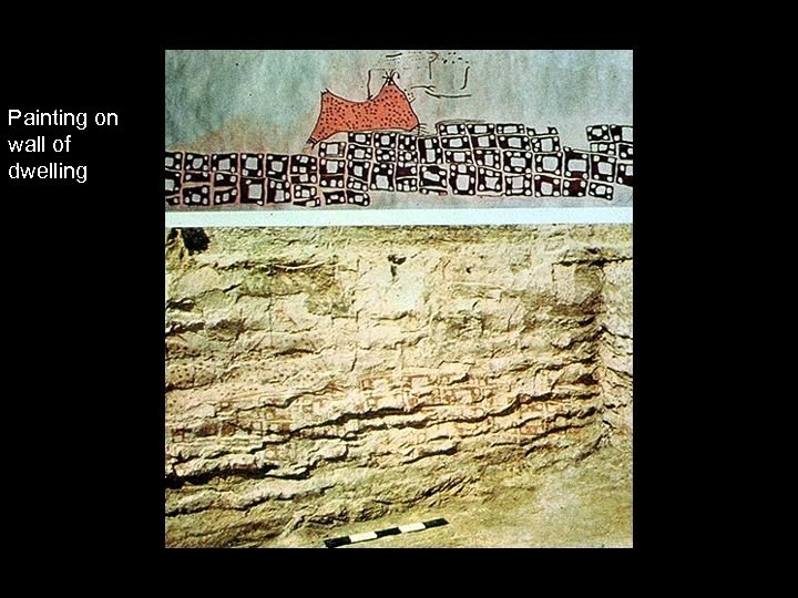 Painting on wall of dwelling 