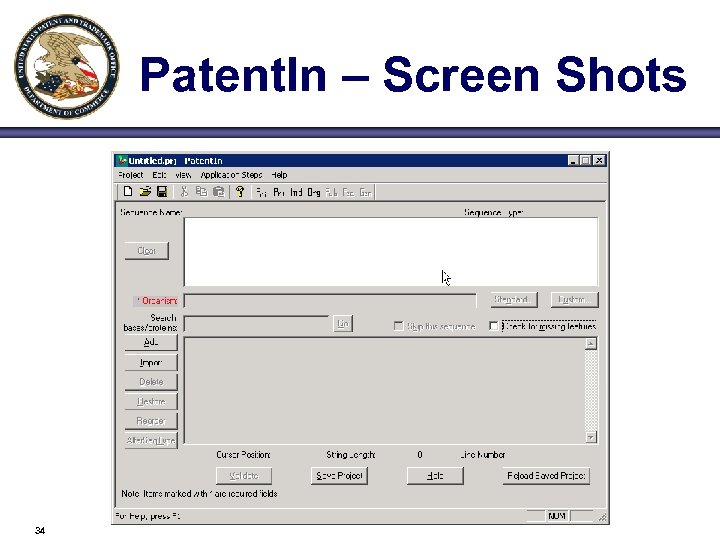 Patent. In – Screen Shots 34 