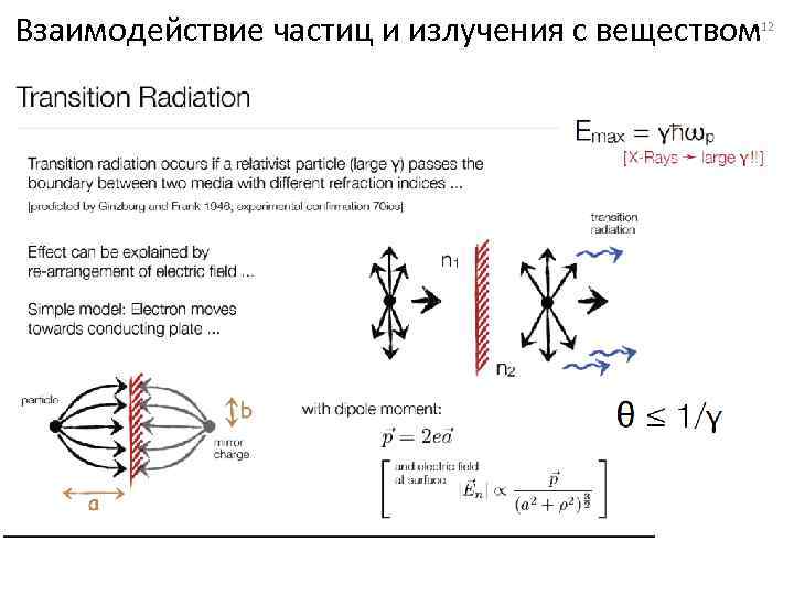 Взаимодействие частиц и излучения с веществом 12 