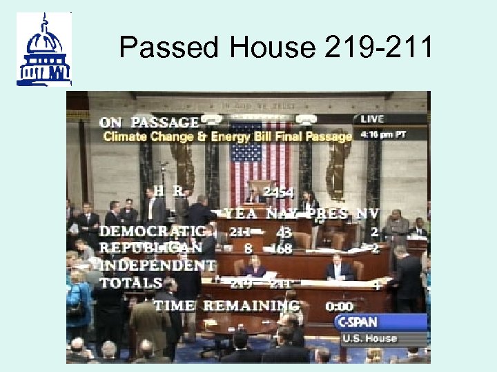 Passed House 219 -211 