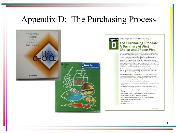 Appendix D: The Purchasing Process 18 