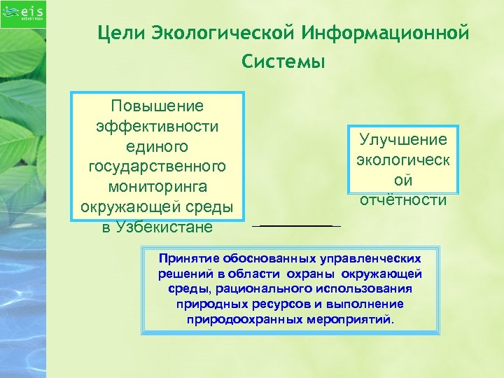 Цели экологической россии. Экологические цели. Цели по экологии. Экологические информационные системы. Цели экологизации.