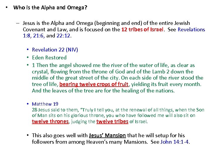  • Who is the Alpha and Omega? – Jesus is the Alpha and
