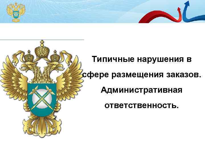 Типичные нарушения в сфере размещения заказов. Административная ответственность. 