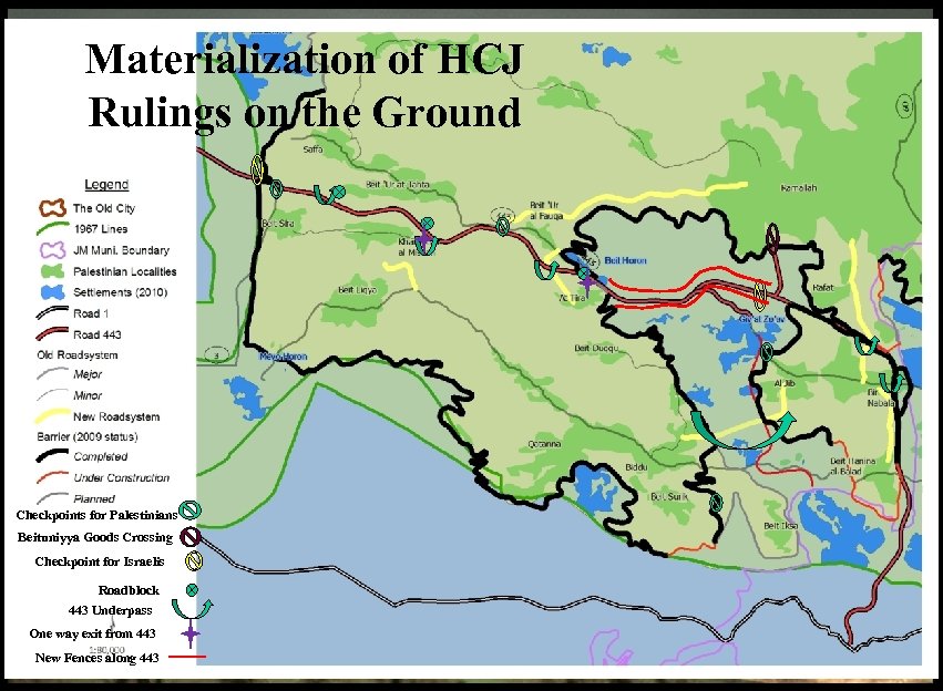 Materialization of HCJ Rulings on the Ground Checkpoints for Palestinians Beituniyya Goods Crossing Checkpoint