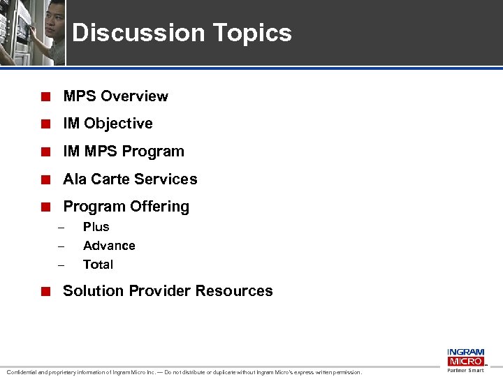 Discussion Topics < MPS Overview < IM Objective < IM MPS Program < Ala