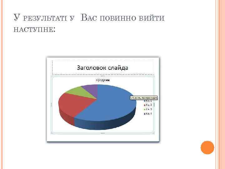 У РЕЗУЛЬТАТІ У ВАС ПОВИННО ВИЙТИ НАСТУПНЕ: 