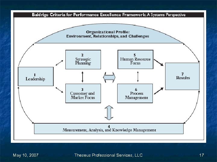 May 10, 2007 Theseus Professional Services, LLC 17 