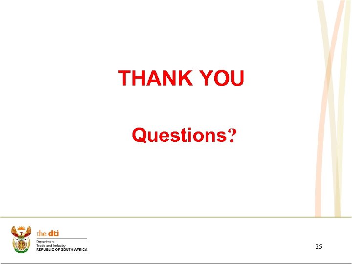 THANK YOU Questions? 25 