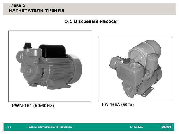 Глава 5 НАГНЕТАТЕЛИ ТРЕНИЯ 145 5. 1 Вихревые насосы 145 Насосы, вентиляторы, компрессоры 17.