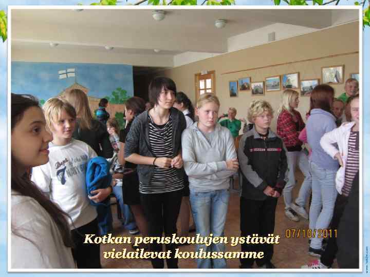 Kotkan peruskoulujen ystävät vielailevat koulussamme 