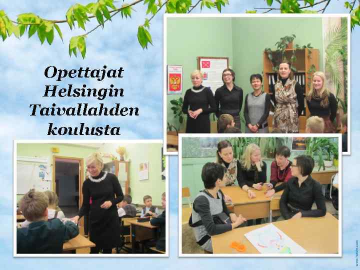 Opettajat Helsingin Taivallahden koulusta 