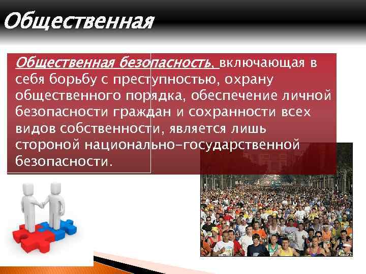 Общественная безопасность