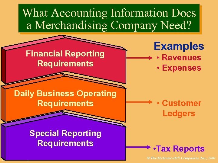 What Accounting Information Does a Merchandising Company Need? Financial Reporting Requirements Daily Business Operating