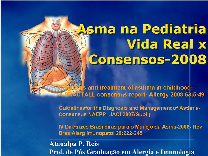 Diagnosis and treatment of asthma in childhood: A PRACTALL consensus report- Allergy 2008 63: