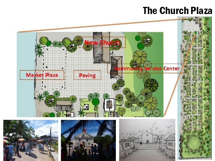 The Church Plaza New Church Market Plaza Paving Community Service Center 