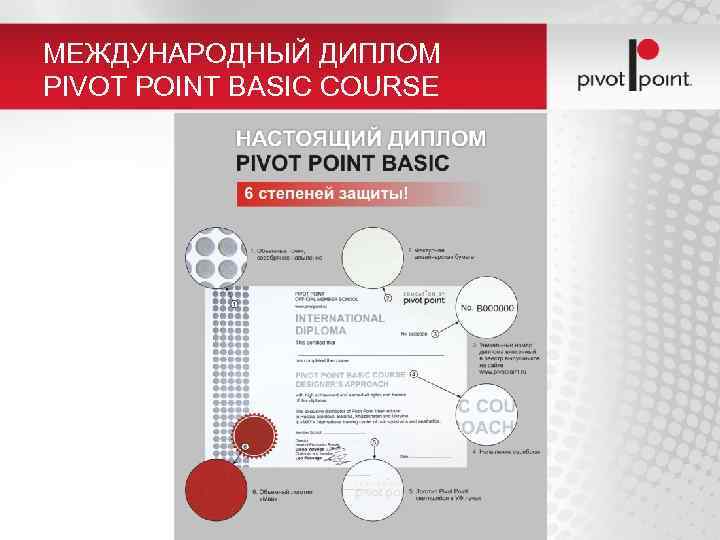 МЕЖДУНАРОДНЫЙ ДИПЛОМ PIVOT POINT BASIC COURSE 