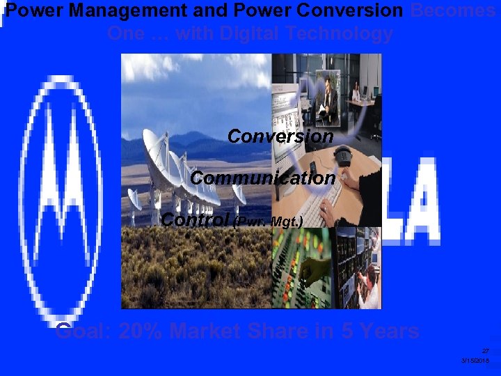 Power Management and Power Conversion Becomes One … with Digital Technology Conversion Communication Control