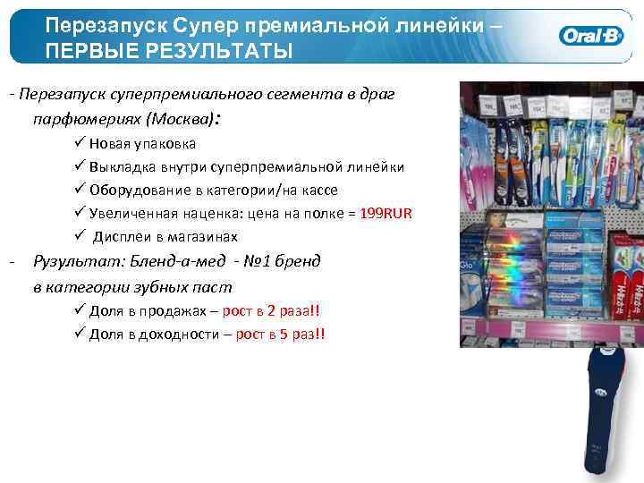 Перезапуск Супер премиальной линейки – ПЕРВЫЕ РЕЗУЛЬТАТЫ - Перезапуск суперпремиального сегмента в драг парфюмериях