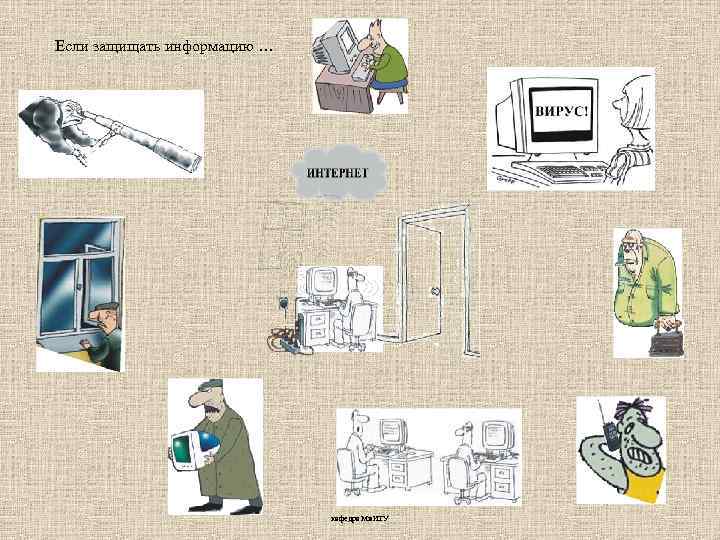 Если защищать информацию … кафедра Ми. ИТУ 