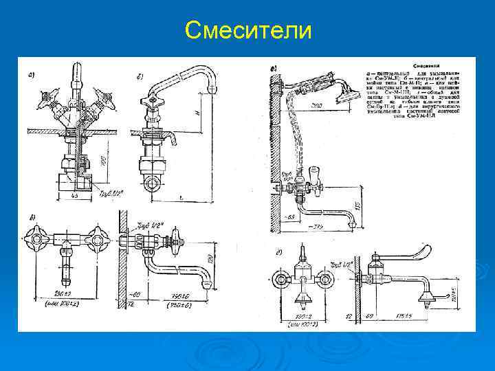 Смесители 