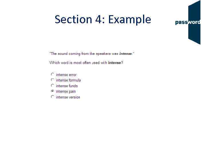 Section 4: Example 